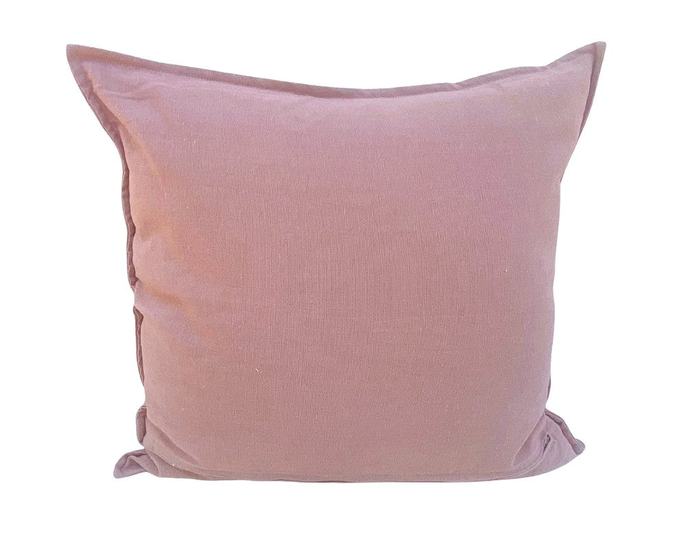 Coastal Grove - Choco Pink Embroidered - Cushion Cover 50x50cm