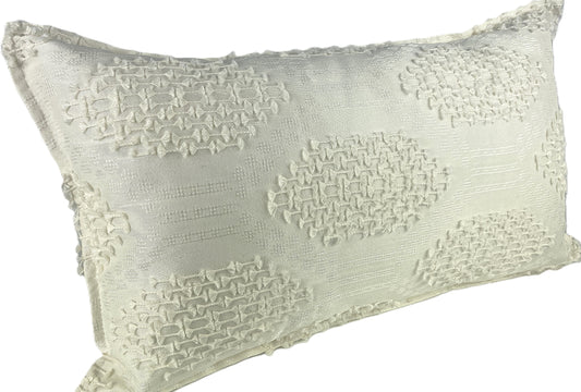 Diamond Silk - Off White - 30x50cm