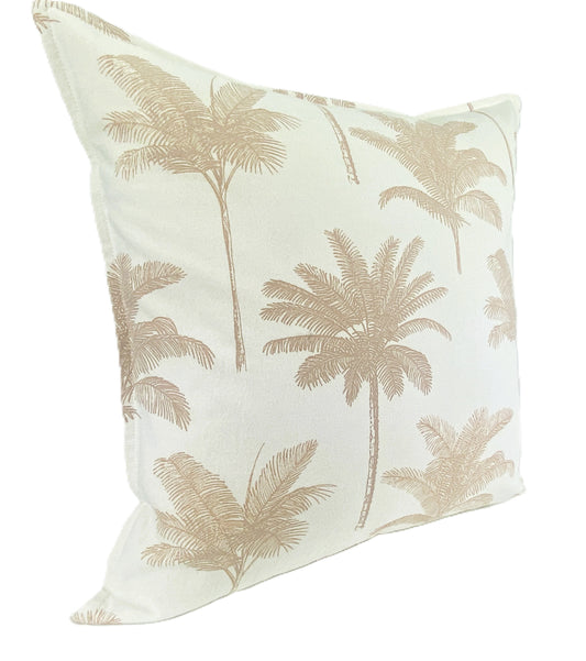 Palm Cove - Choco Pink- White - 50cmx50cm
