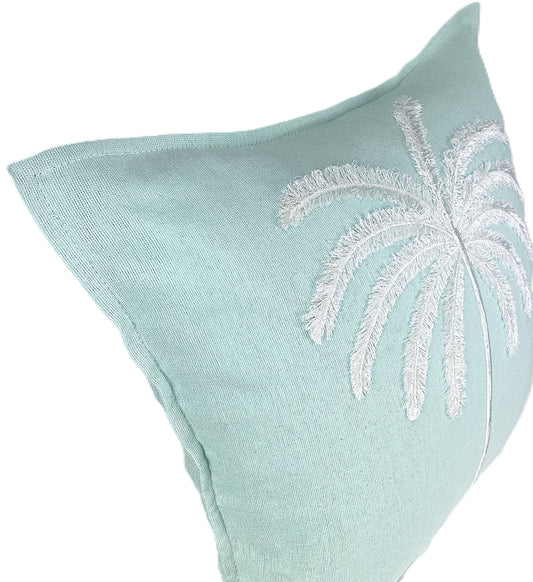 Island-Grace-Aqua-Textured-Palm-Cushion-40x40-side