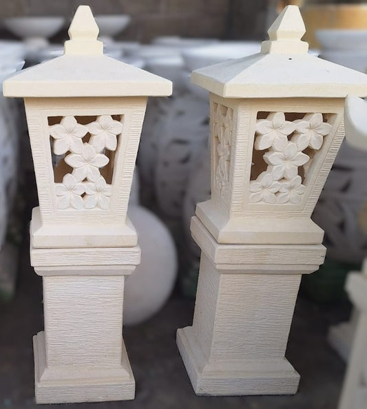 Frangipani Lantern Plinth - 110cm