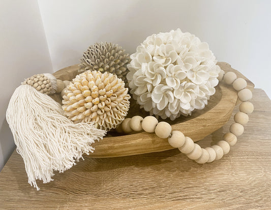 Wooden Beads Garland - 58cm