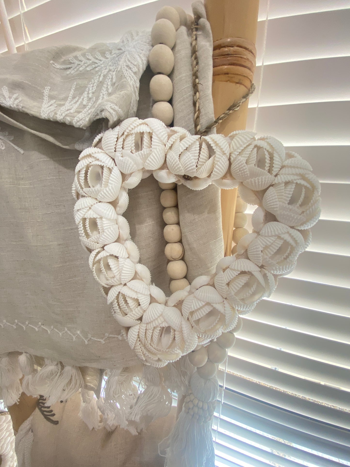 Shell Heart Pendant - Medium - 20cm