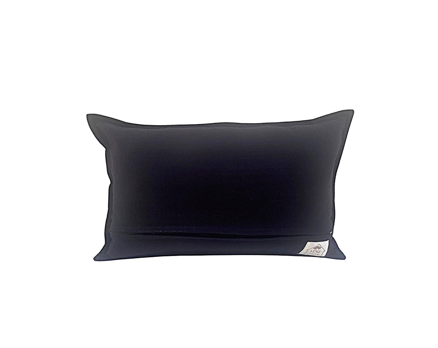 Silver Fern Cushion Cover - Black & Silver - 30x50cm