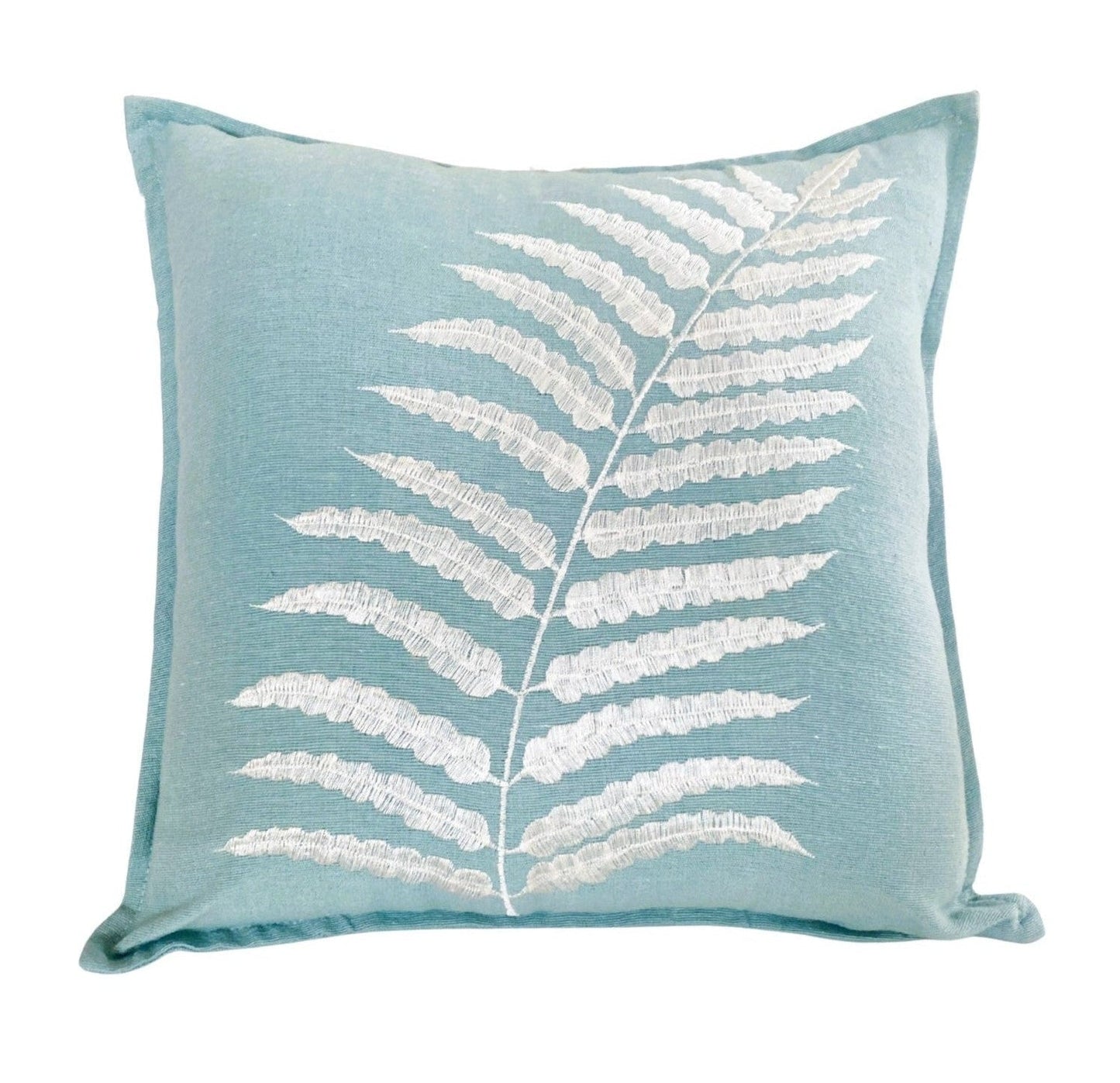 Fern Glow- Cushion Cover- Grey and White 40x40cm