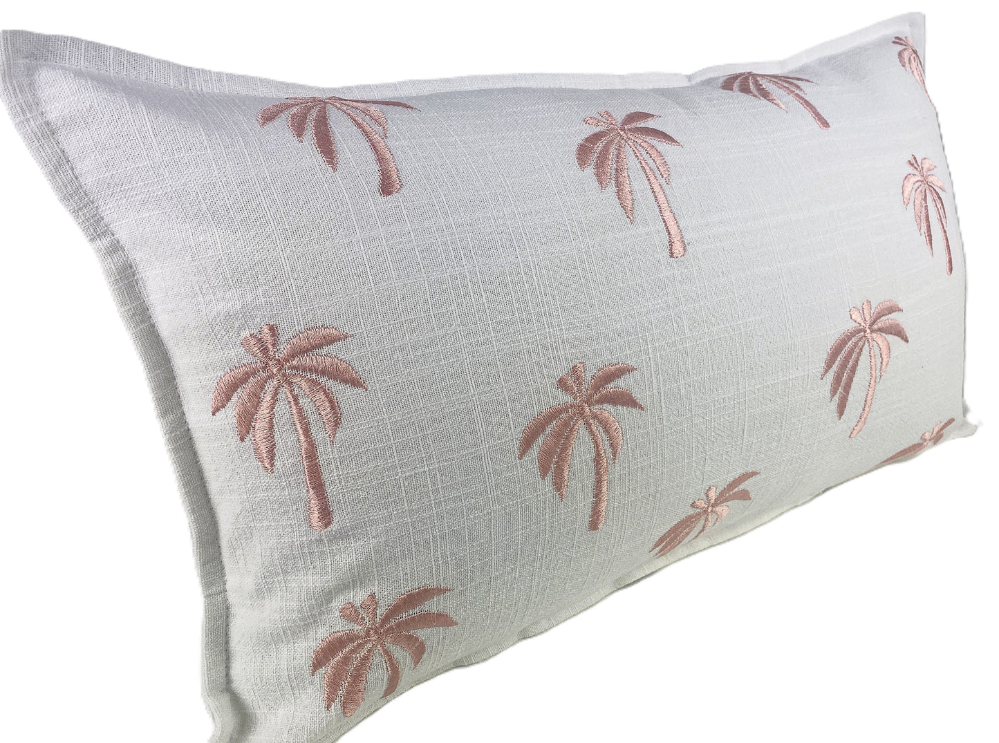 Palm Drift Cushion Cover - Pink - 30x50cm