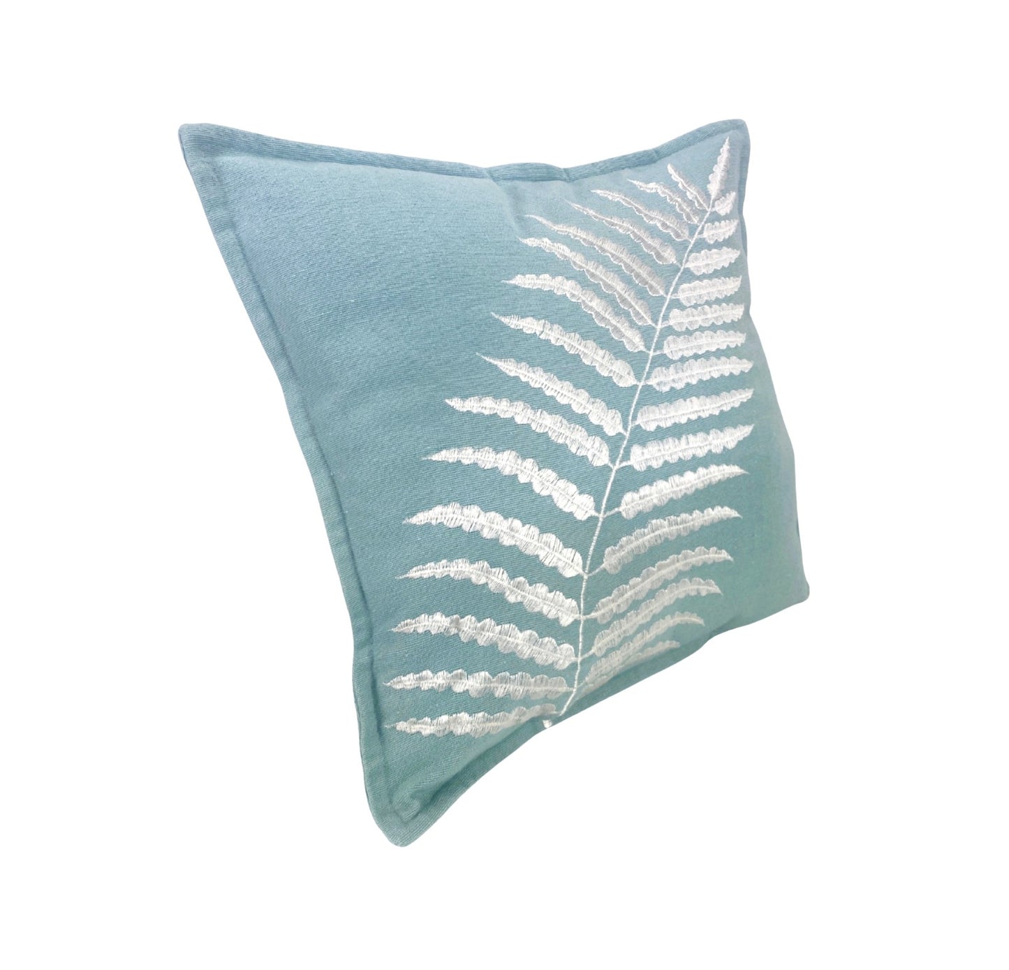 Fern Glow- Cushion Cover- Grey and White 40x40cm