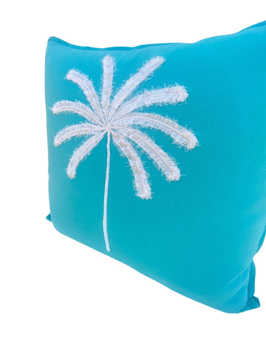 Island Grace Cushion - Turquoise - 50x50cm