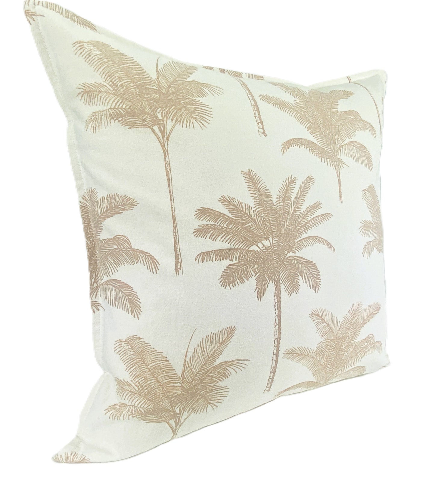 Palm Cove - Choco Pink- White - 50cmx50cm