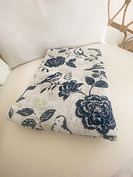 Botanic Flight - Navy Bed/Table Runner