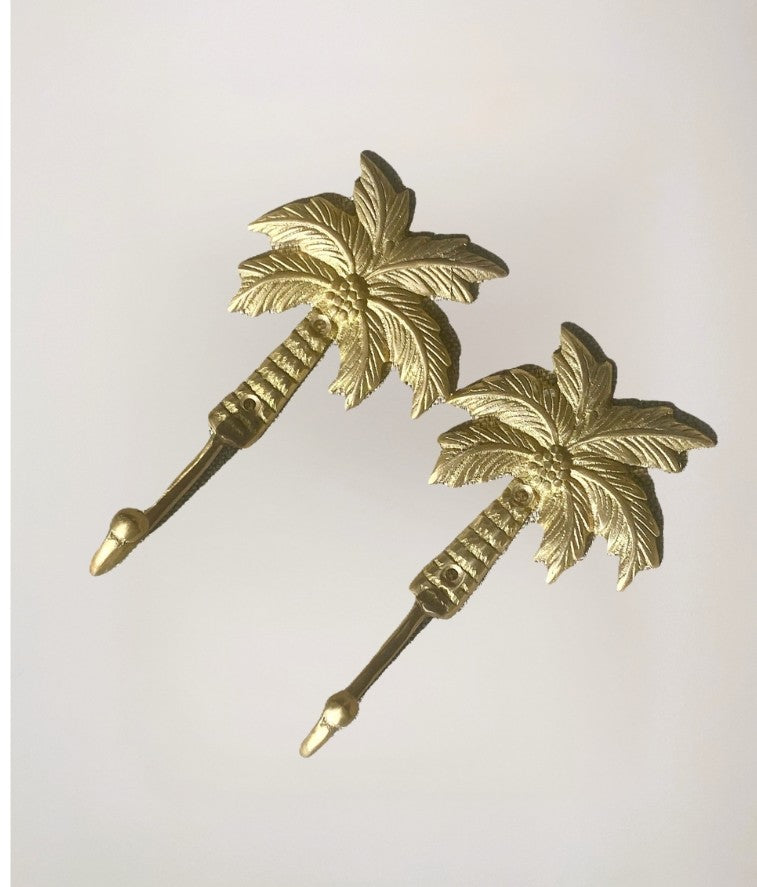 Brass Coconut Palm Hook Large- 17cm