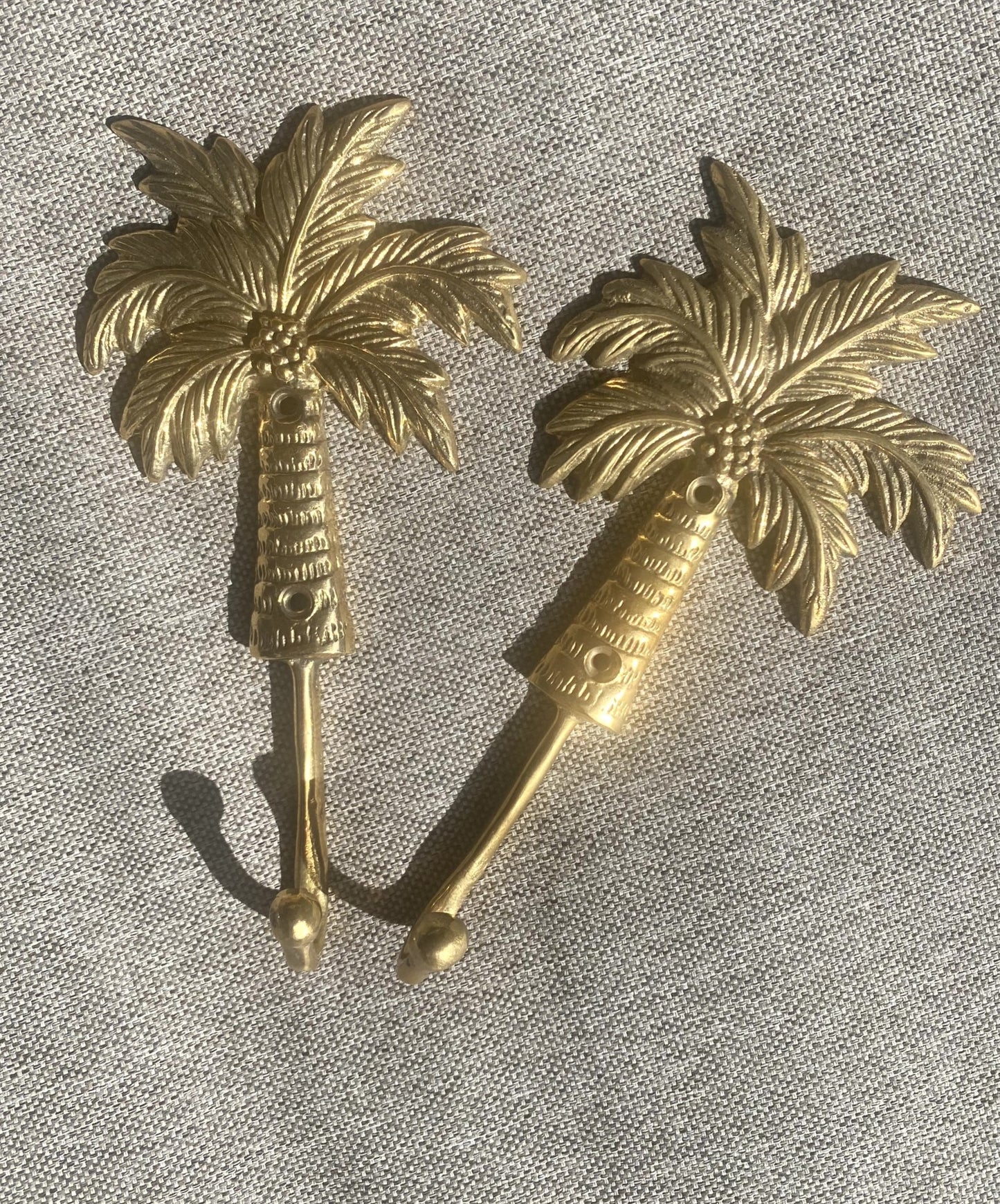Brass Coconut Palm Hook Large- 17cm