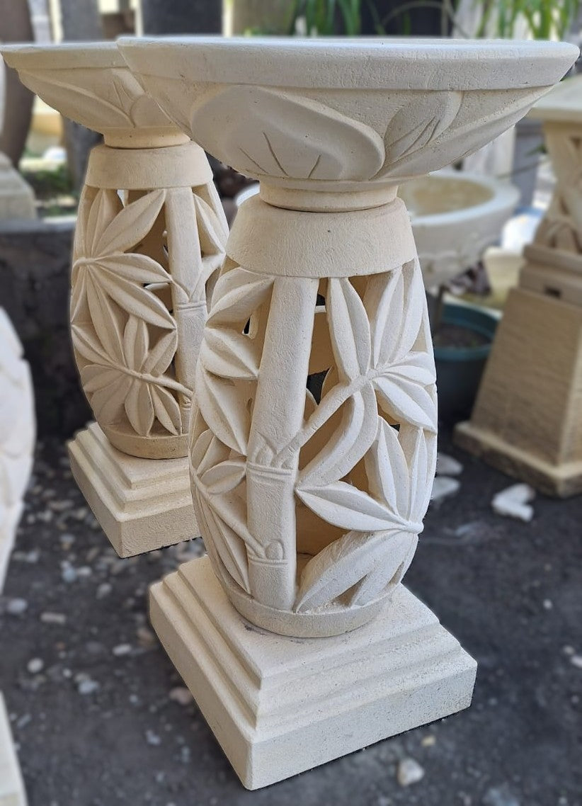 Bamboo Whisper Bird Bath - 100cm