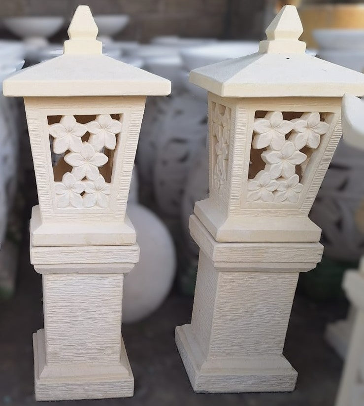 Frangipani Lantern Plinth - 110cm