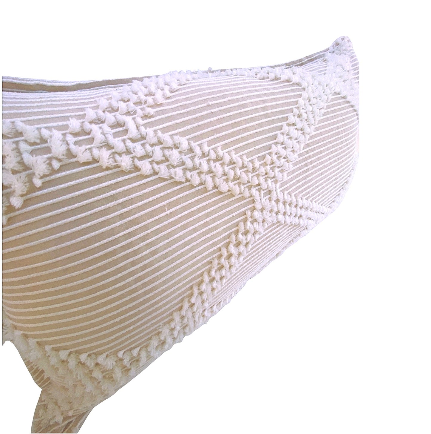 Diamond Silk Cushion Cover - Champagne - 30x50cm