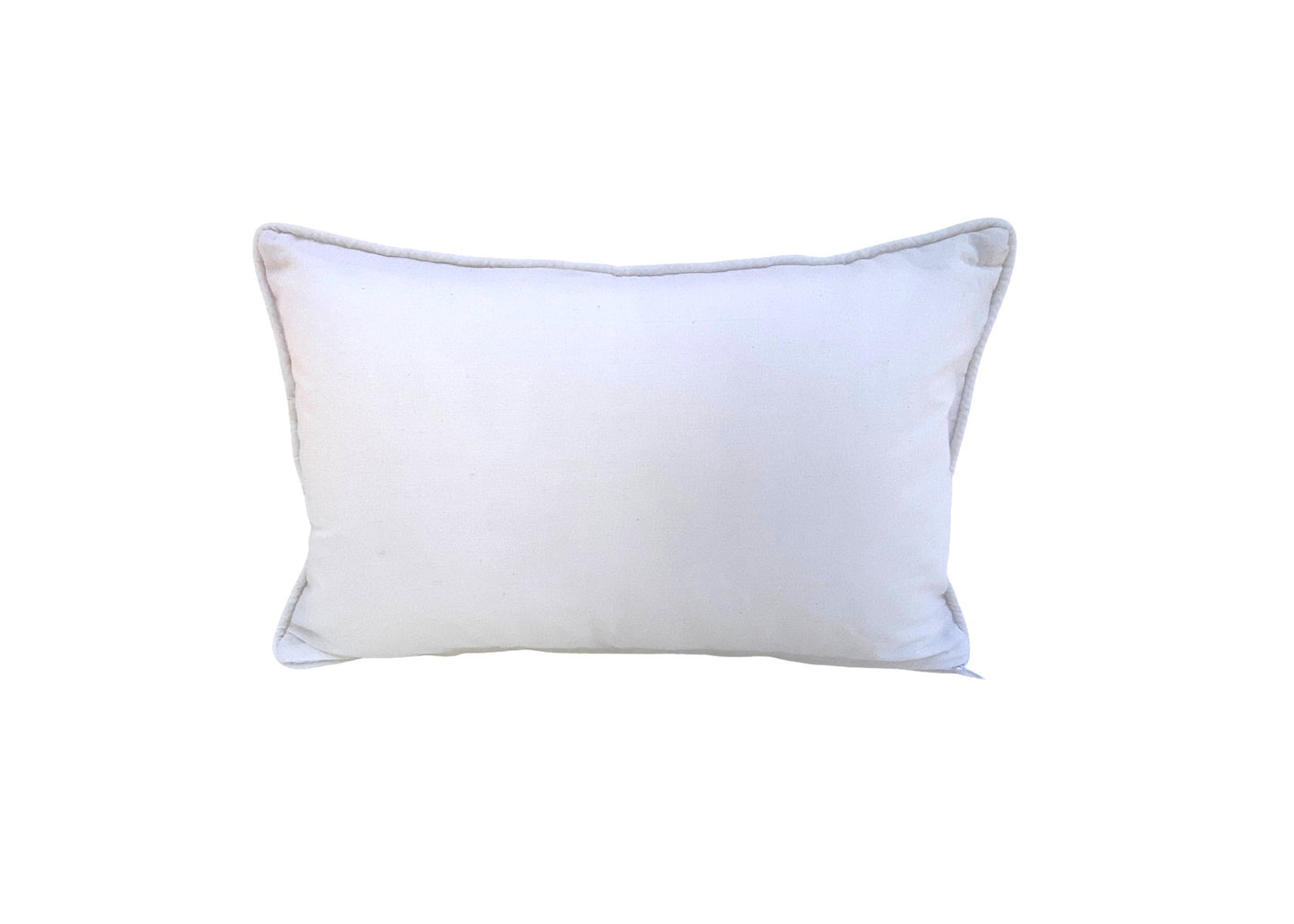 Driftwood Palm Cushion Cover – Thick Raw Textured Cotton - 30x50cm