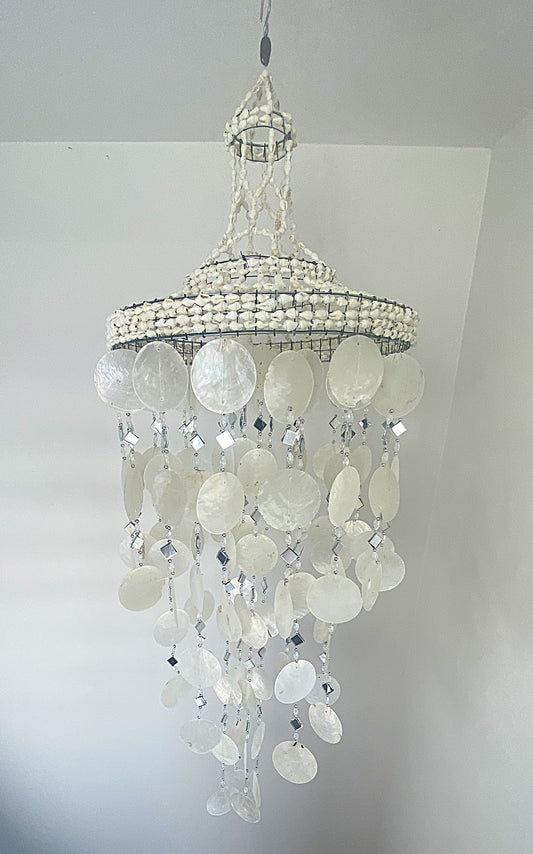 Moon Dance Capiz Shell Chandelier - 97cm