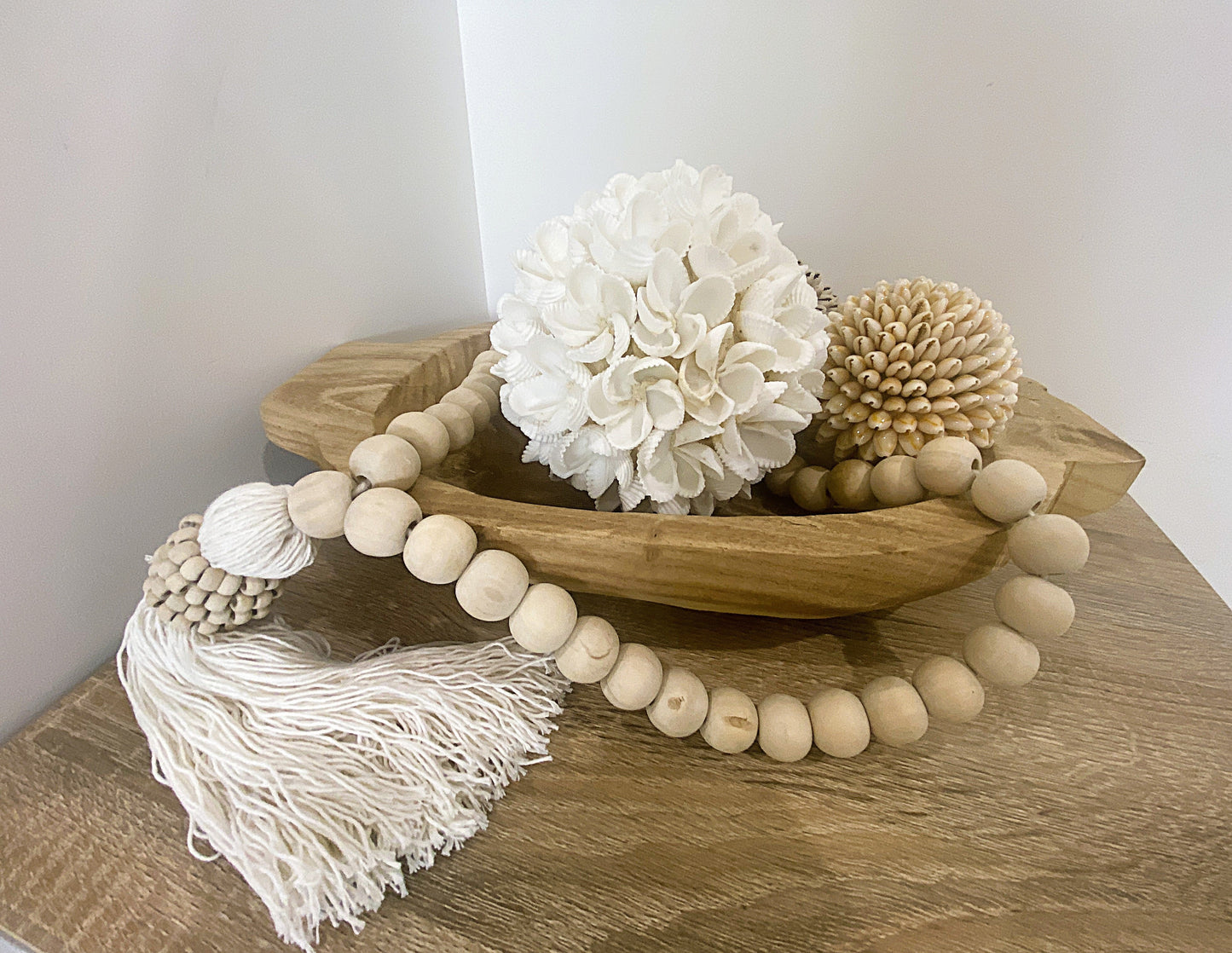 Wooden Beads Garland - 58cm