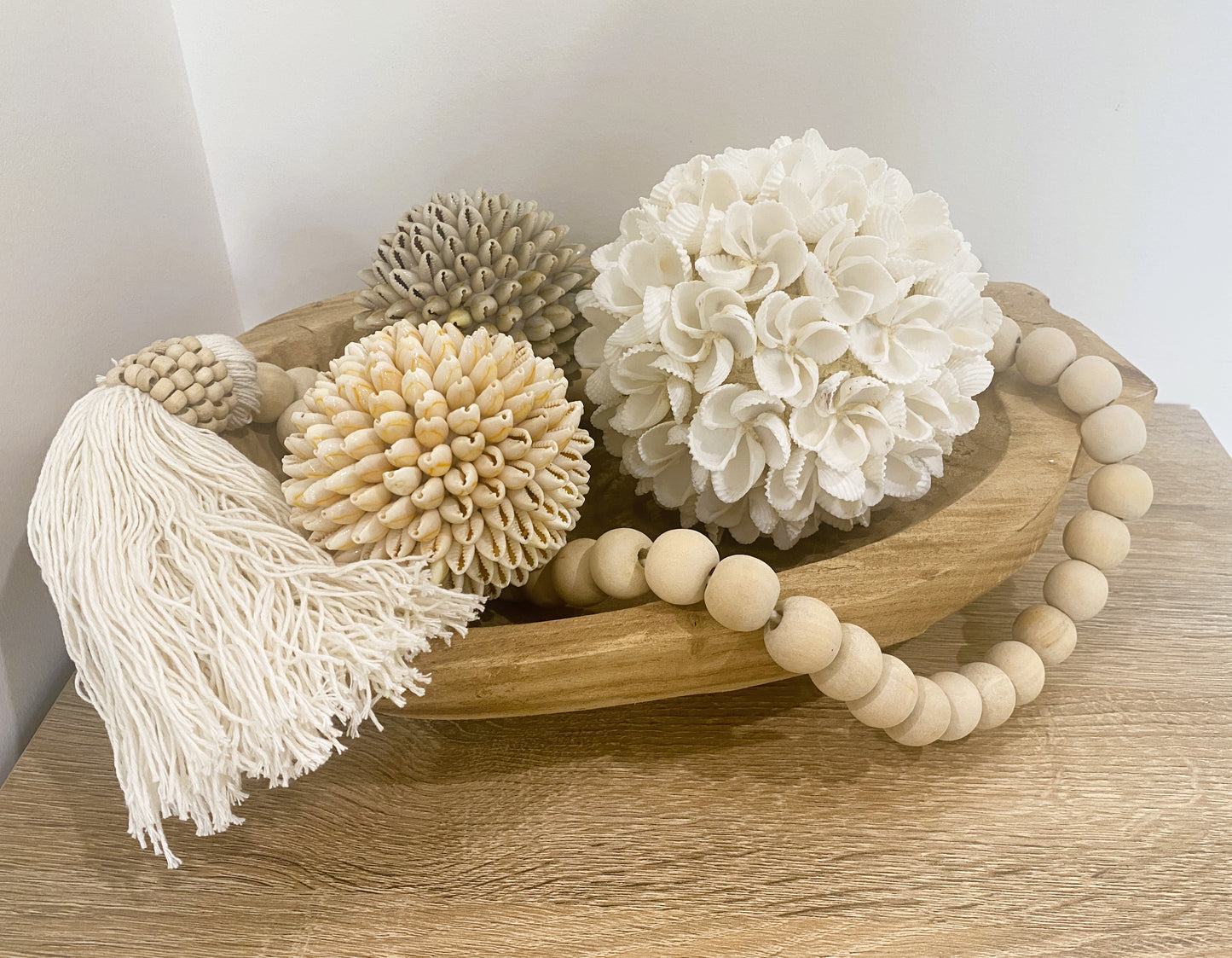 Wooden Beads Garland - 58cm