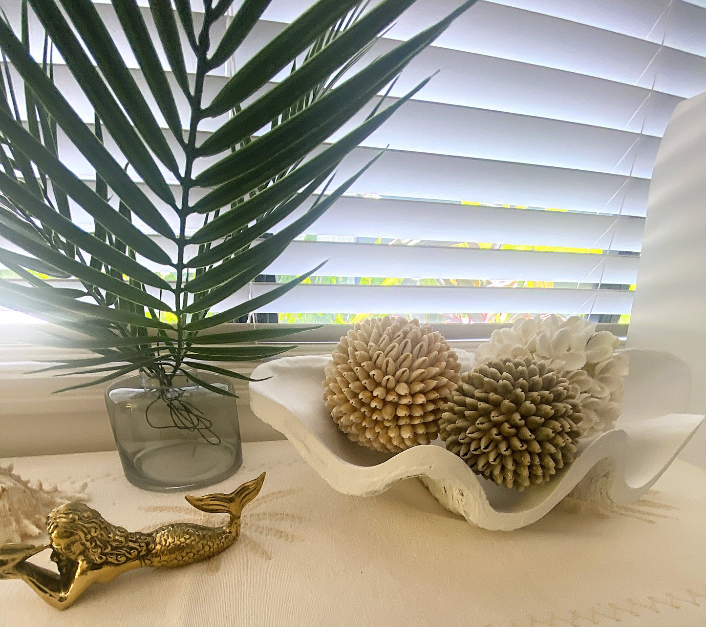 Giant Clam Shell Decorative Bowl - 41cm