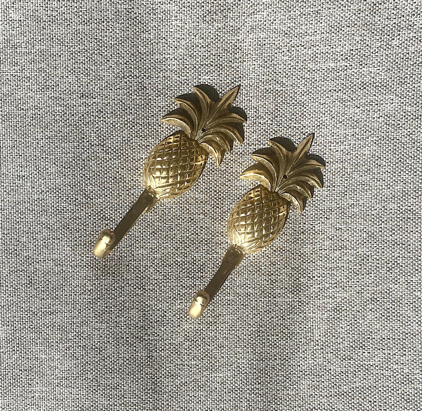 Brass Pineapple Hook Small- 12cm