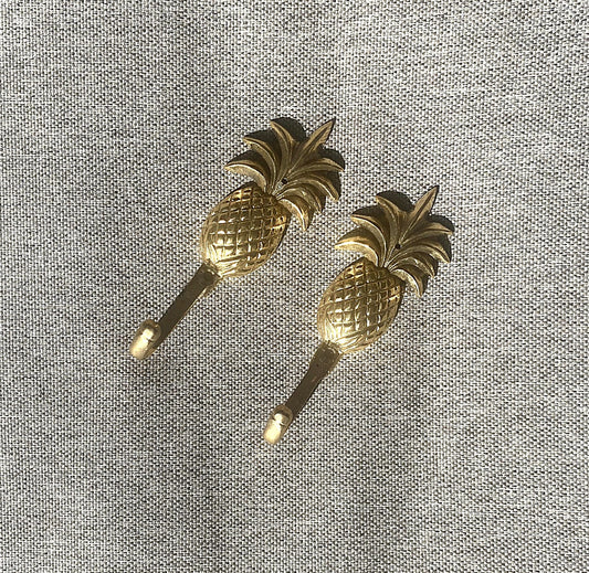 Brass Pineapple Hook Small- 12cm