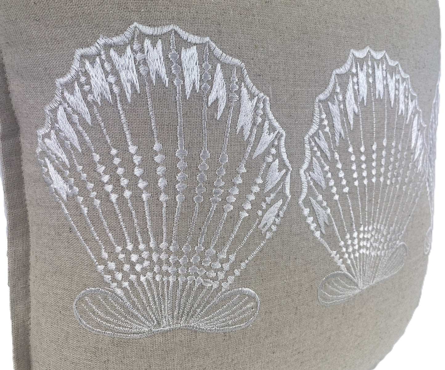 Seaside Serenity - Natural Beige Cushion Cover- 40x40cm