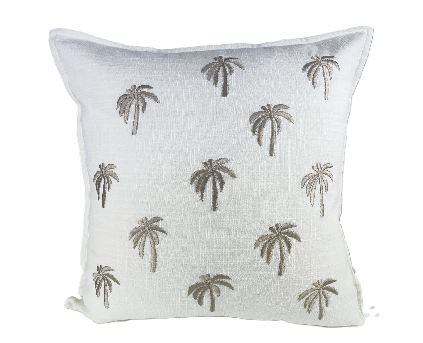 Palm Drift Cushion Cover - Chocolate - 50x50cm