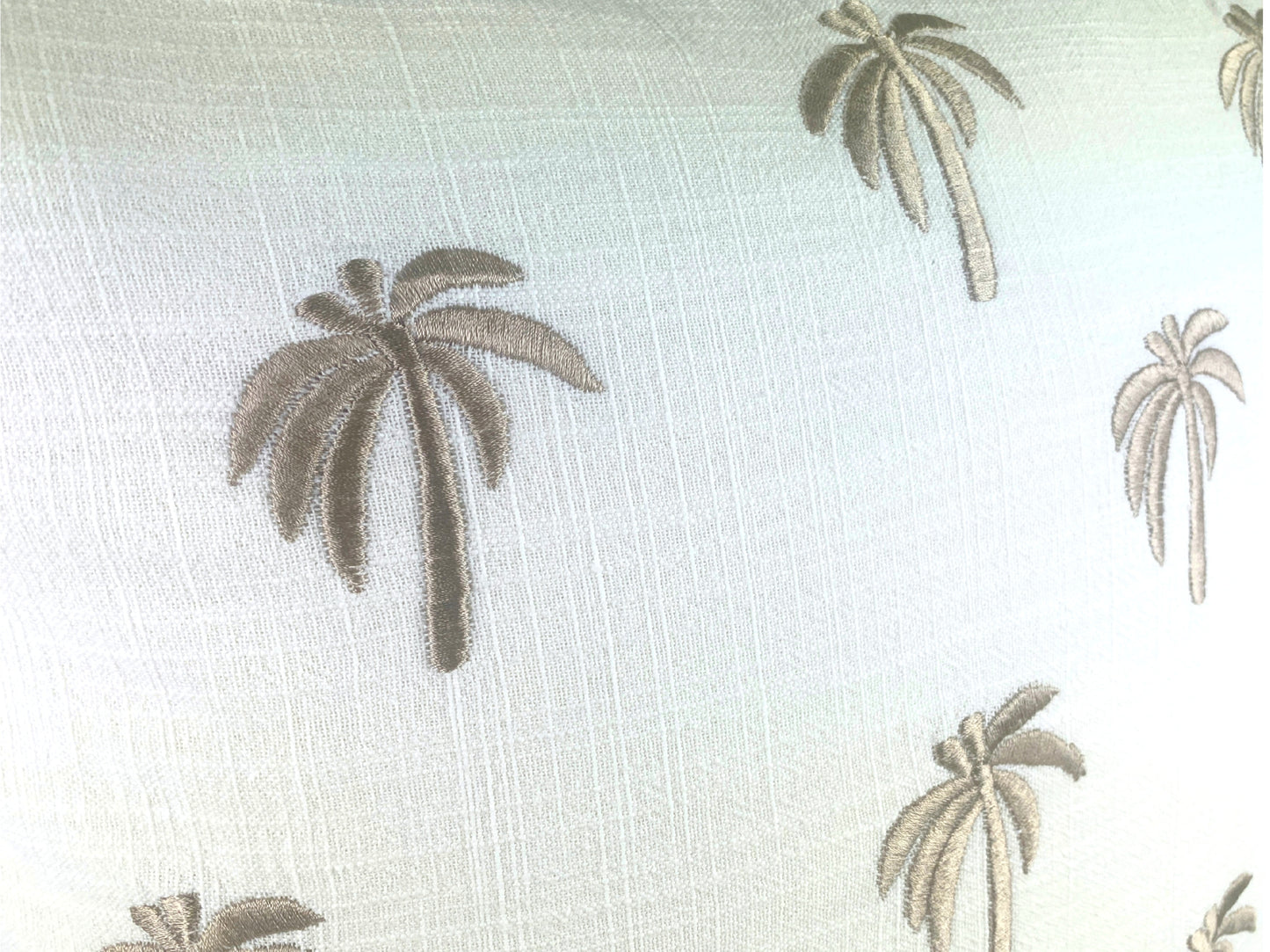 Palm Drift Cushion Cover - Chocolate - 50x50cm