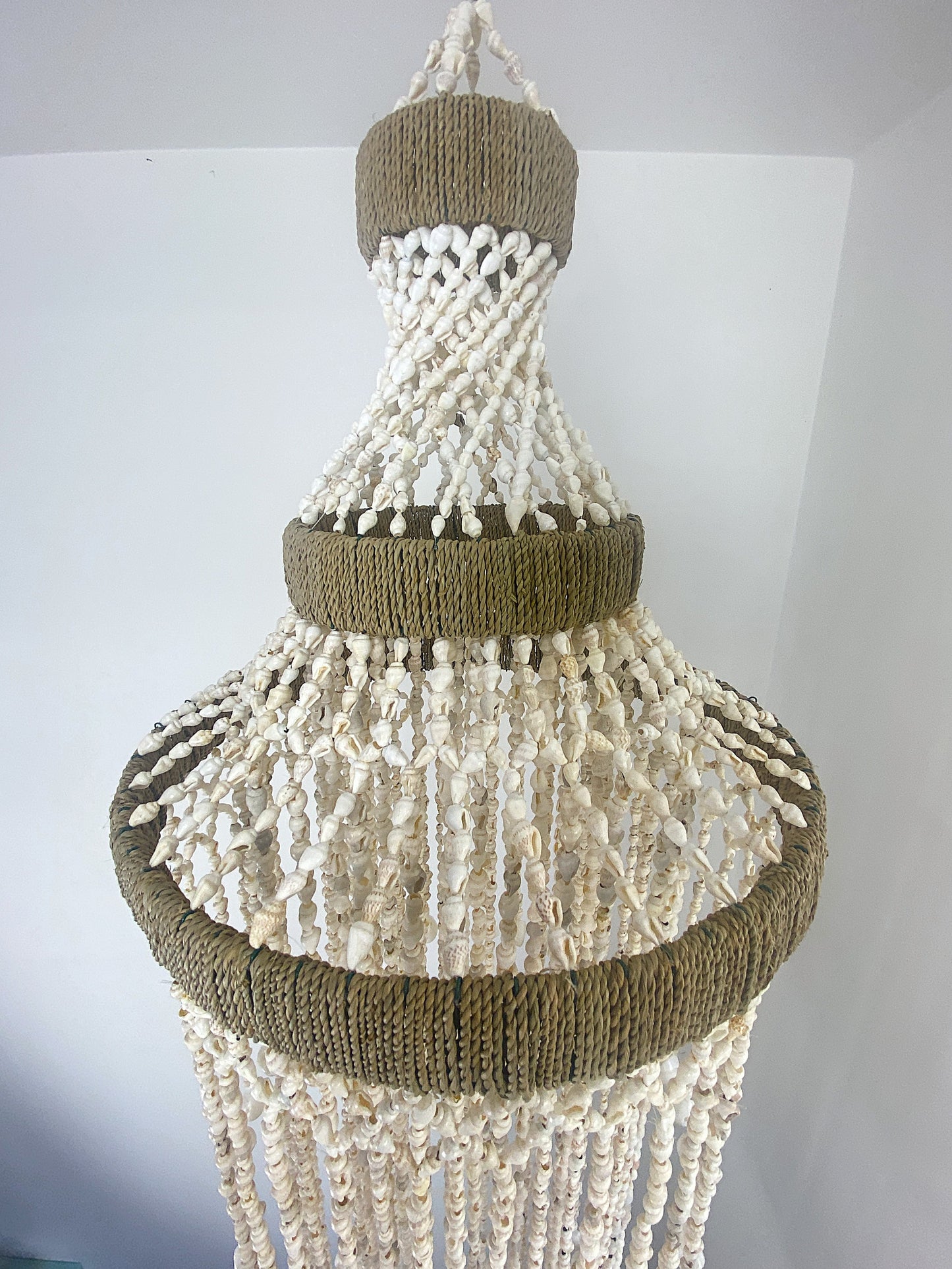 Ocean Veil - Shell Chandelier- 1.1 M Drop