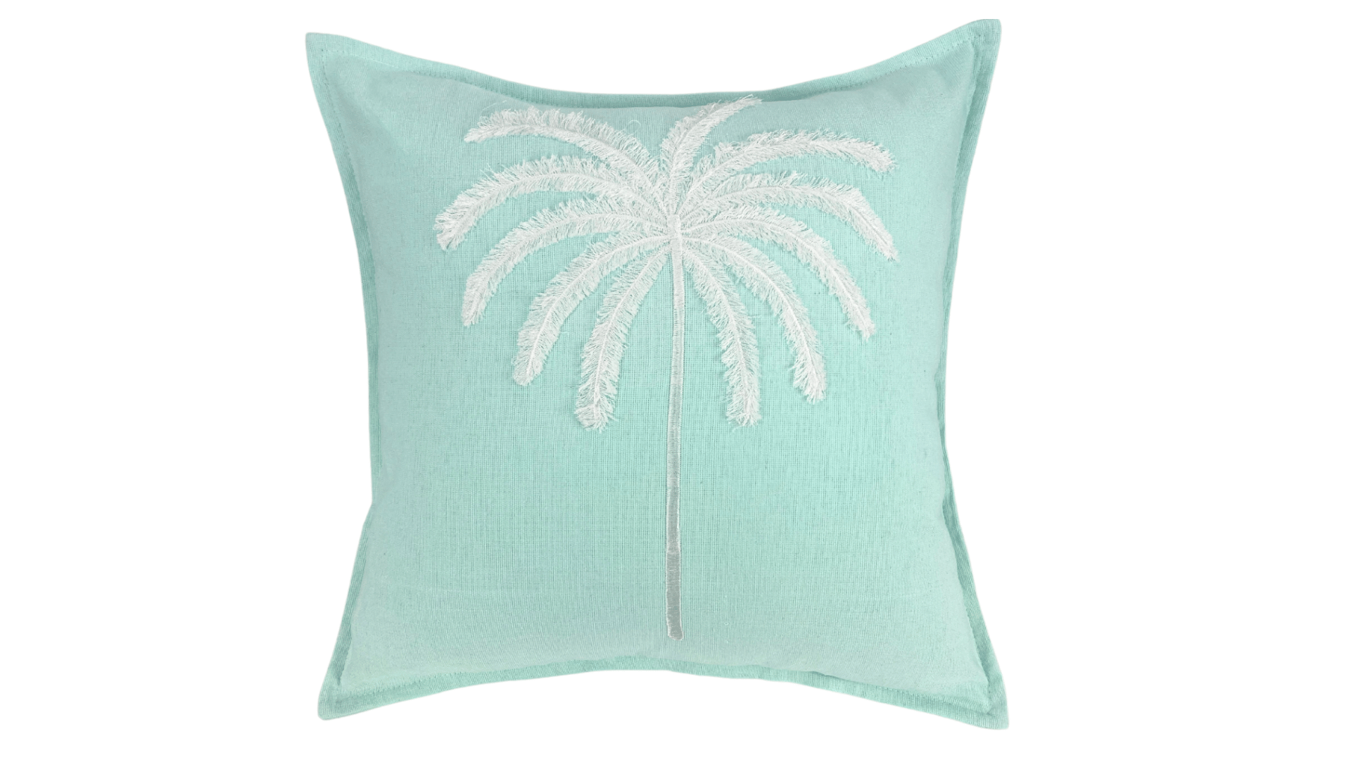 Island-Grace-Aqua-Textured-Palm-Cushion-40x40-front 