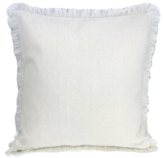 Palm Bay - Cushion Cover White and Green - 50x50cm