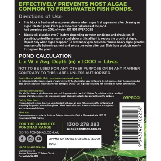 PondMAX Algae Block 60g