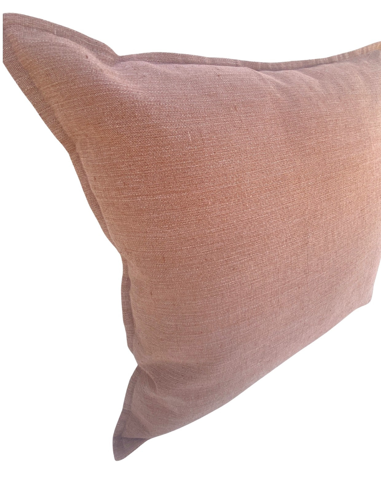 Soft Linen Blend Cushion Cover - Choco Pink - 50x50cm