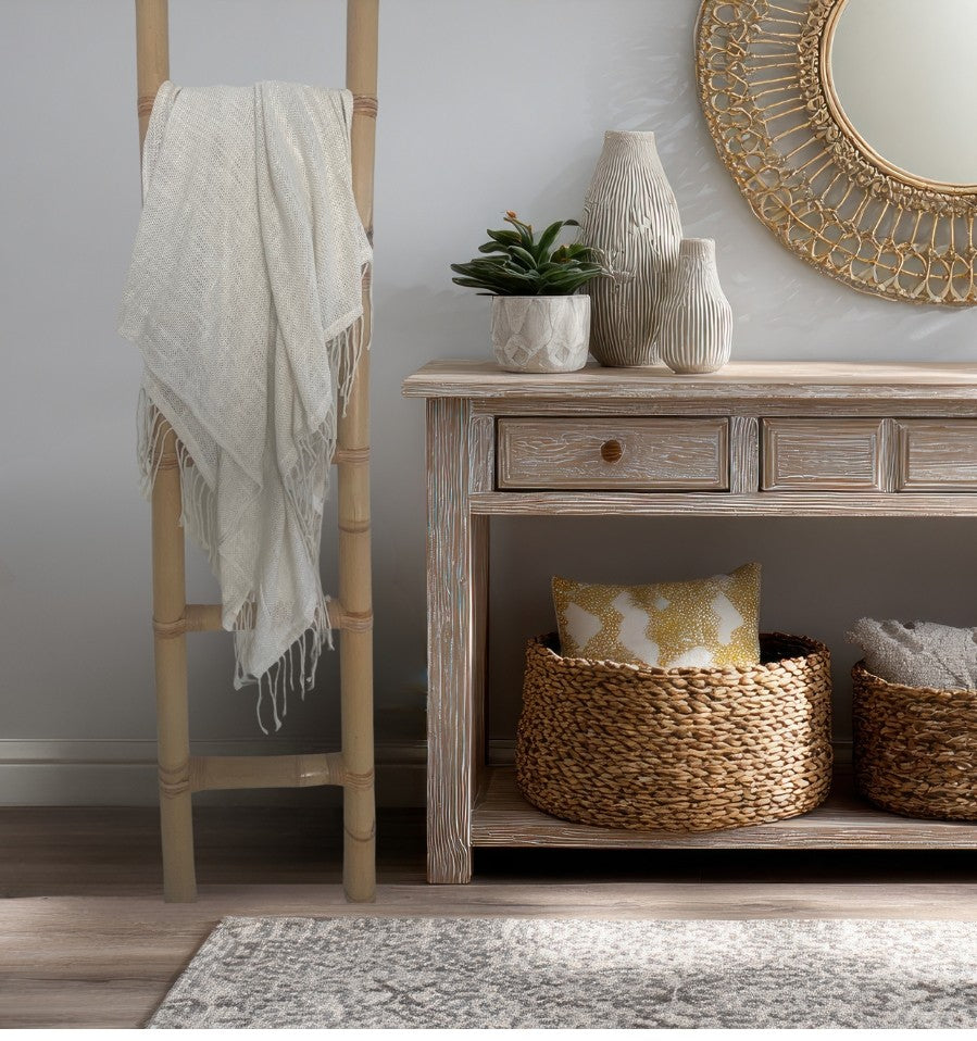 Coastal Cloud Soft Weave Throw - Off White