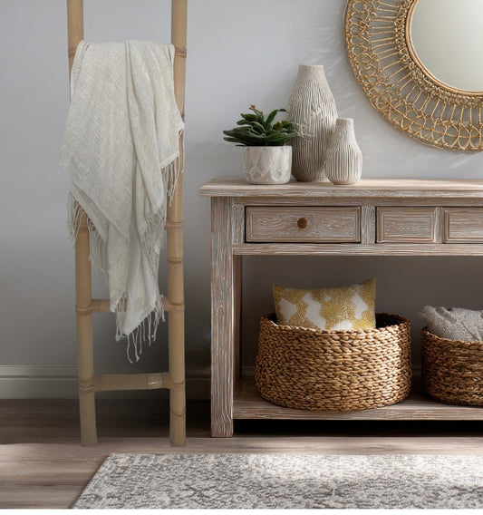 Coastal Cloud Soft Weave Throw - Off White