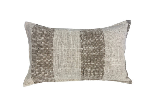 Driftwood Cushion Cover – Thick Raw Textured Cotton - 30x50cm