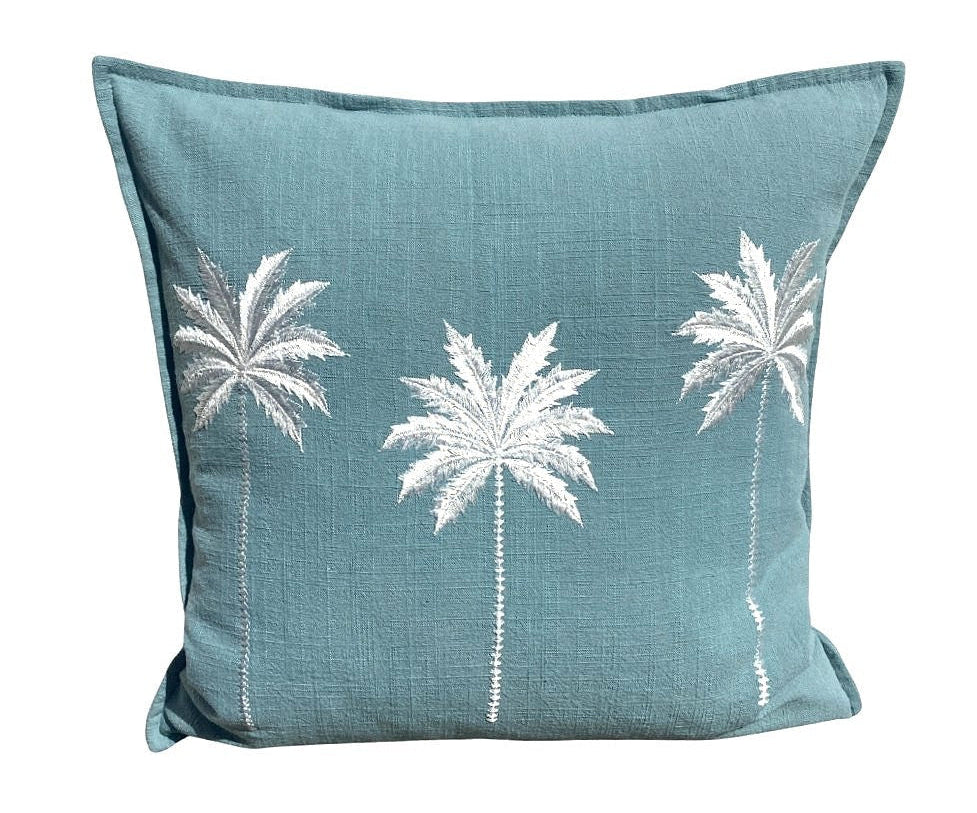 Palm Lane - Seafoam - Cushion Cover - 50x50cm