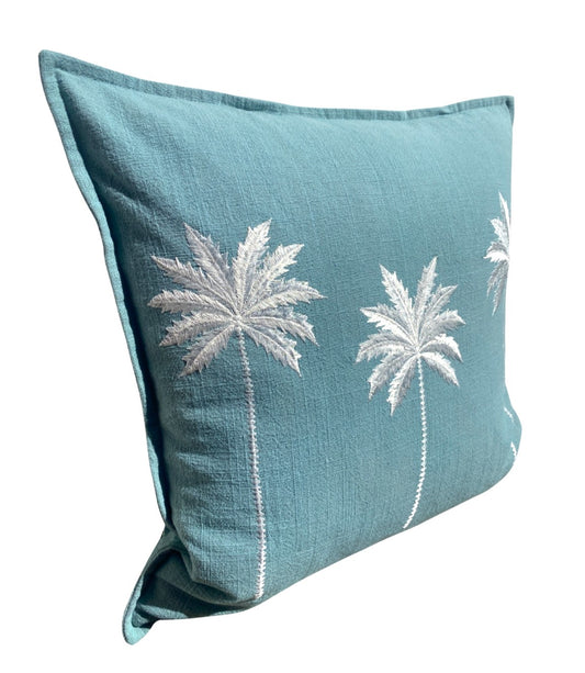 Palm Lane - Seafoam - Cushion Cover - 50x50cm