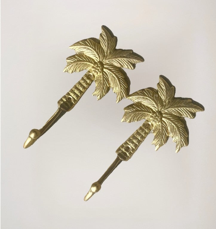 Brass Coconut Palm Hook Small- 14cm