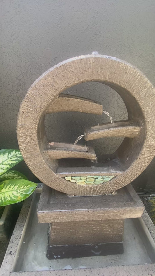 Jade Wheel Fountain - 95cm